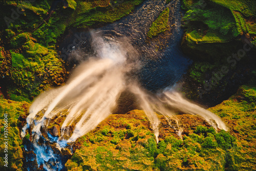 Beautiful top view of water...