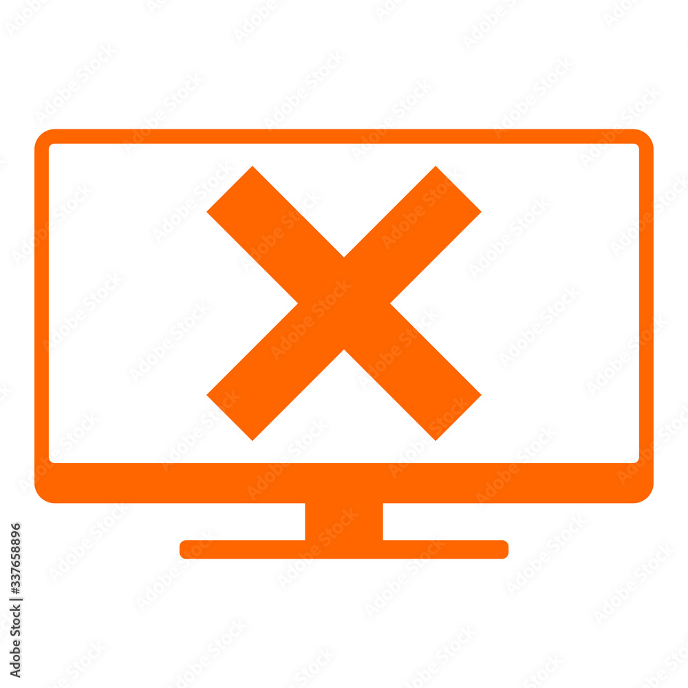 Obraz premium Kreuzung und Monitor