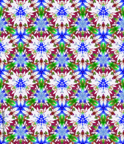 Seamless pattern made from tie-dye cotton