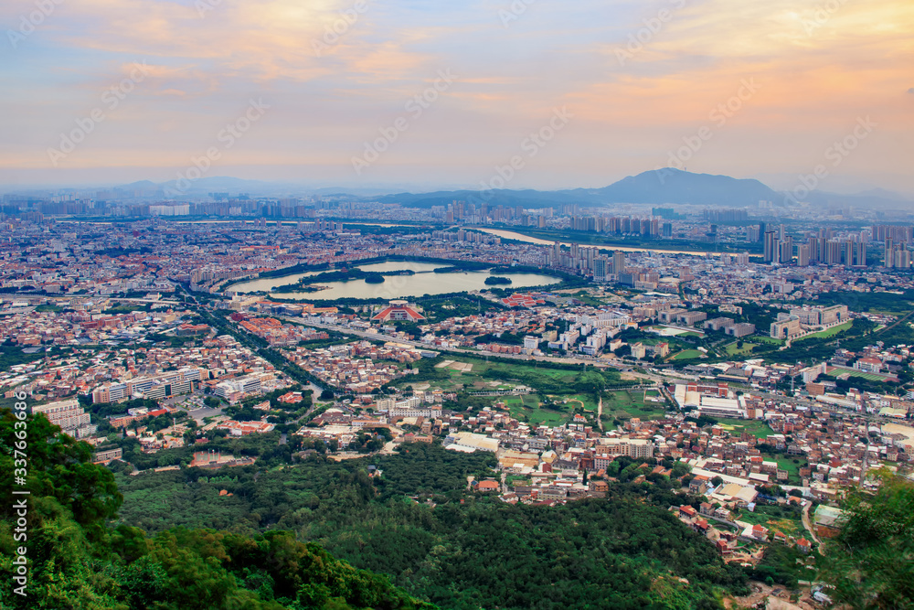 Obraz premium Panorama of Quanzhou City, China