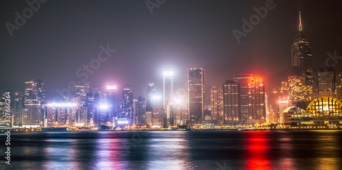 Hong Kong skyline panorama