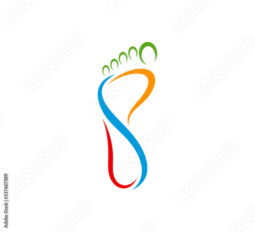 Foot logo vector template, Creative of Foot logo design concepts