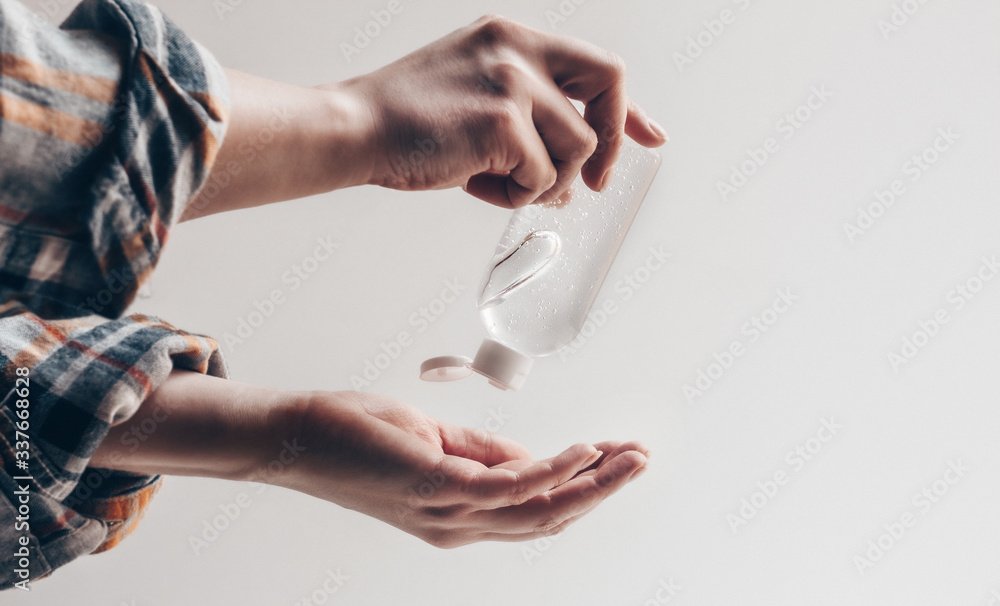 Hands and antibacterial. Sanitizer for hands. Coronavirus. Hands and antibacterial. Sanitizer for hands. Coronavirus.