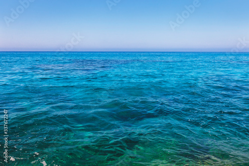 Turquoise Mediterranean sea near Cyprus island