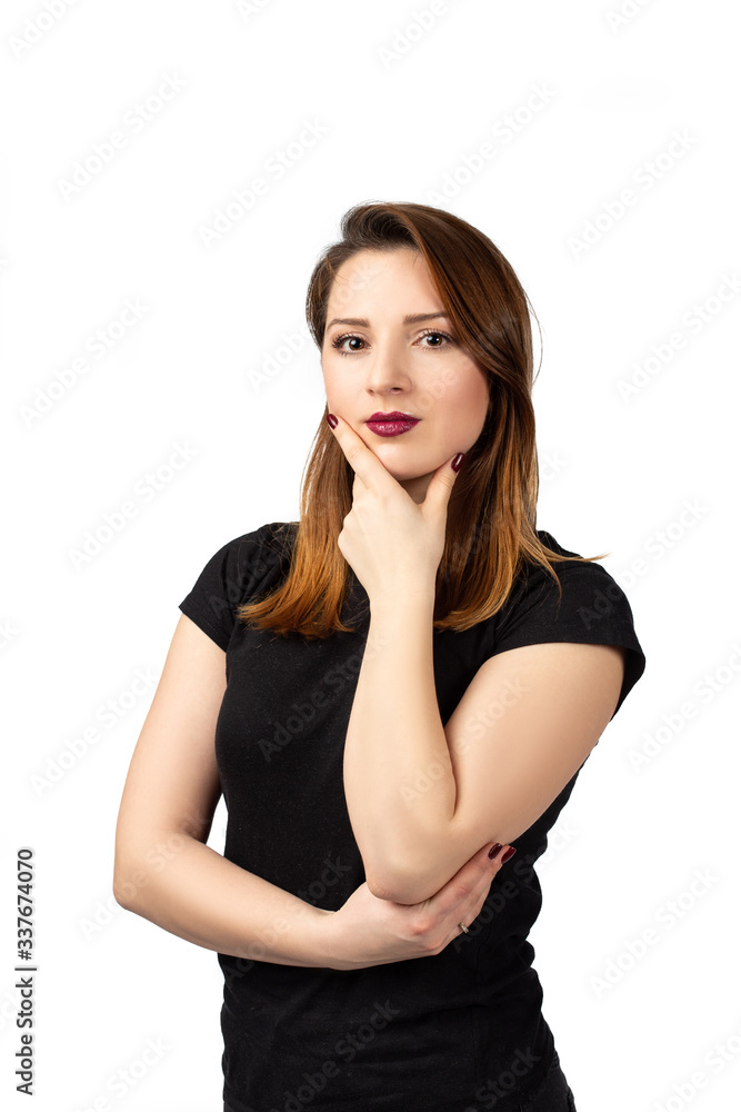 Thinking woman Thinking woman