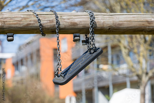 Kontaktsperre, gesperrter Spielplatz photo