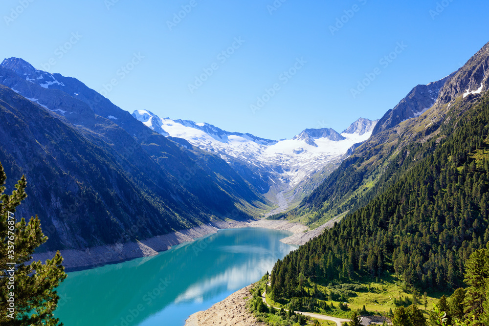 Alpine water reservoirs - Schlegeisspeicher