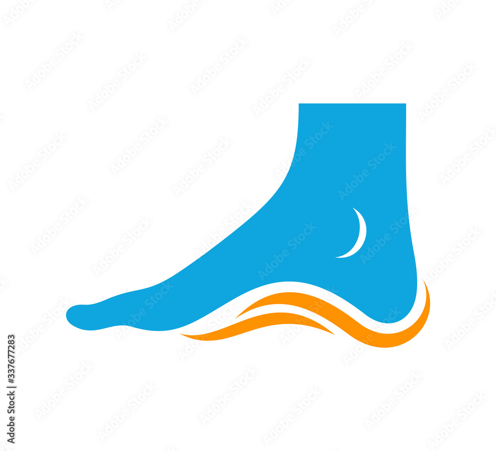 Foot logo vector template, Creative of Foot logo design concepts Foot logo vector template, Creative of Foot logo design concepts