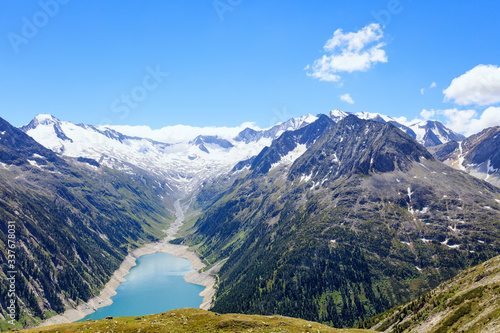 Alpine water reservoirs - Schlegeisspeicher © Videografic