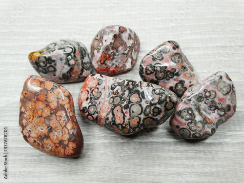 geological set jasper minerals semigem stones