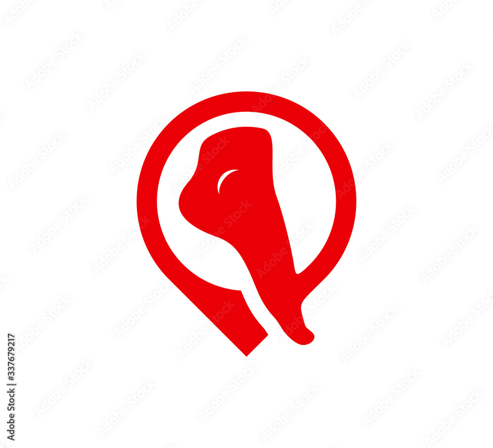 Foot Point logo vector template, Creative of Foot logo design concepts