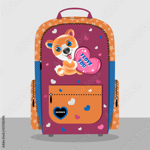 Backpack corgy