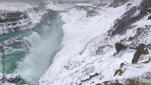Gullfoss in Winter, Iceland