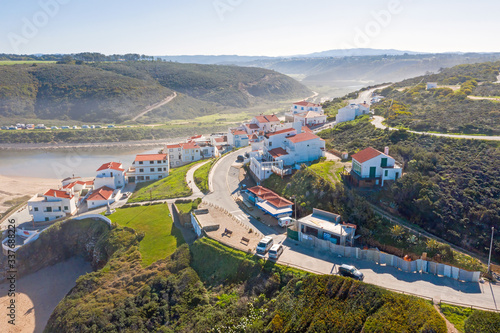 Aerial from Odeceixe in Alentejo Portugal photo
