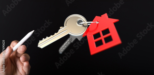 digital small house with a ...
