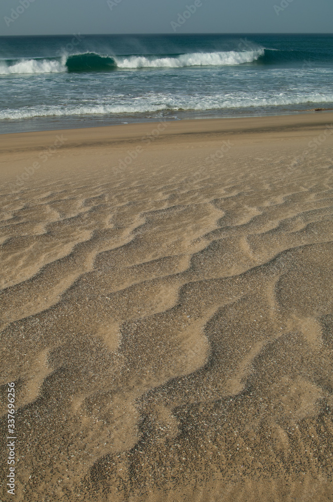 Fototapeta premium Beach of Cofete in Jandia. Jandia Natural Park. Fuerteventura. Canary Islands. Spain.