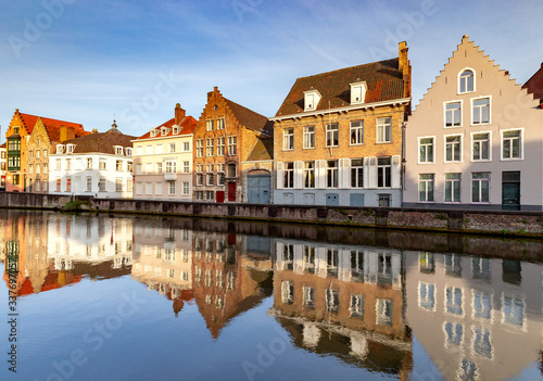 Bruges. Canal Spiegel Rei.