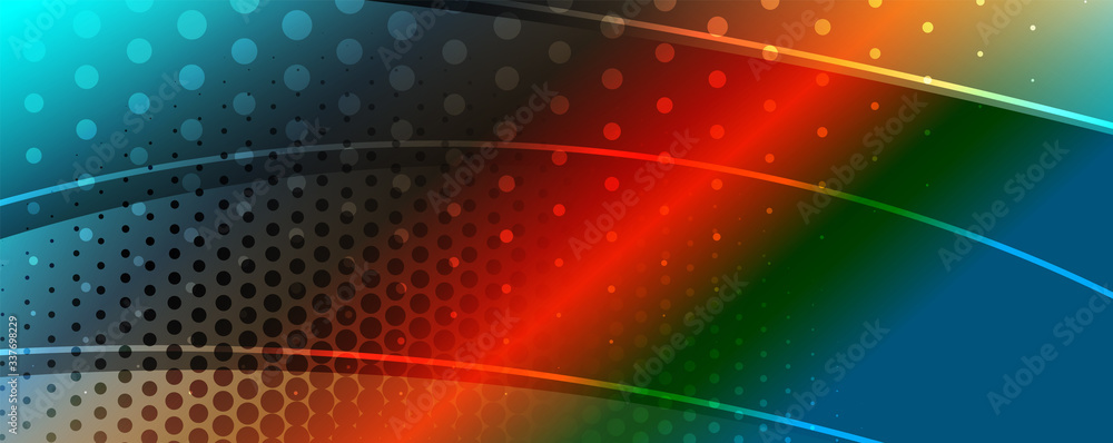 Fototapeta premium Shining glass abstract wave background. Dynamic motion line effect. Vector Illustration For Wallpaper, Banner, Background, Card, Book Illustration, landing page