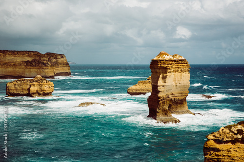 Impressive rocks in the water on the Australian coast