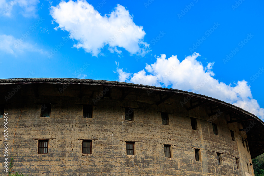 Two hundred years old Tulou in Fujian, China.