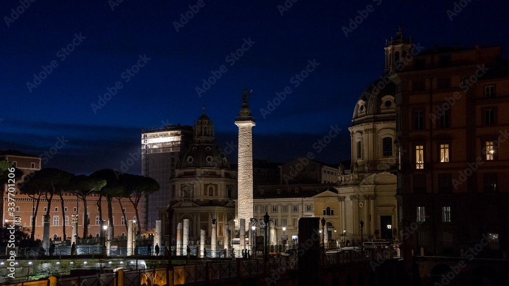 Rome, The Trajan  column 