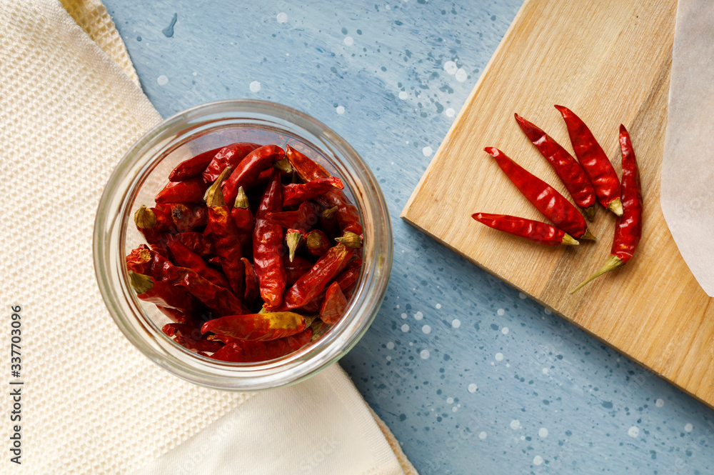 chili pepper on a wooden background chili pepper on a wooden background