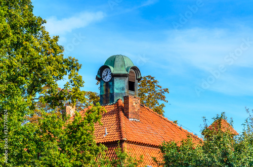 фотографія Brick buildings at the Kwidzyn Horse Stud.