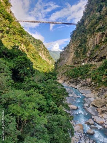 Gorges de Taroko dans le Parc National de Taroko- Taïwan