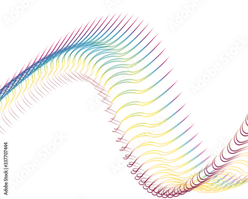 Abstract background blend wave line design for Wallpaper, Banner, Background, Card, Book Illustration, landing page