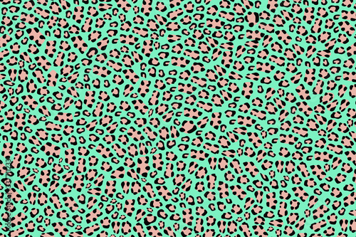 Leopard skin background. illustration.