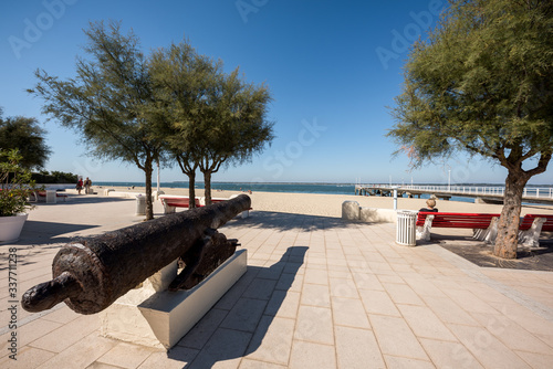 ARCACHON (France), canon et jetée du Moulleau photo