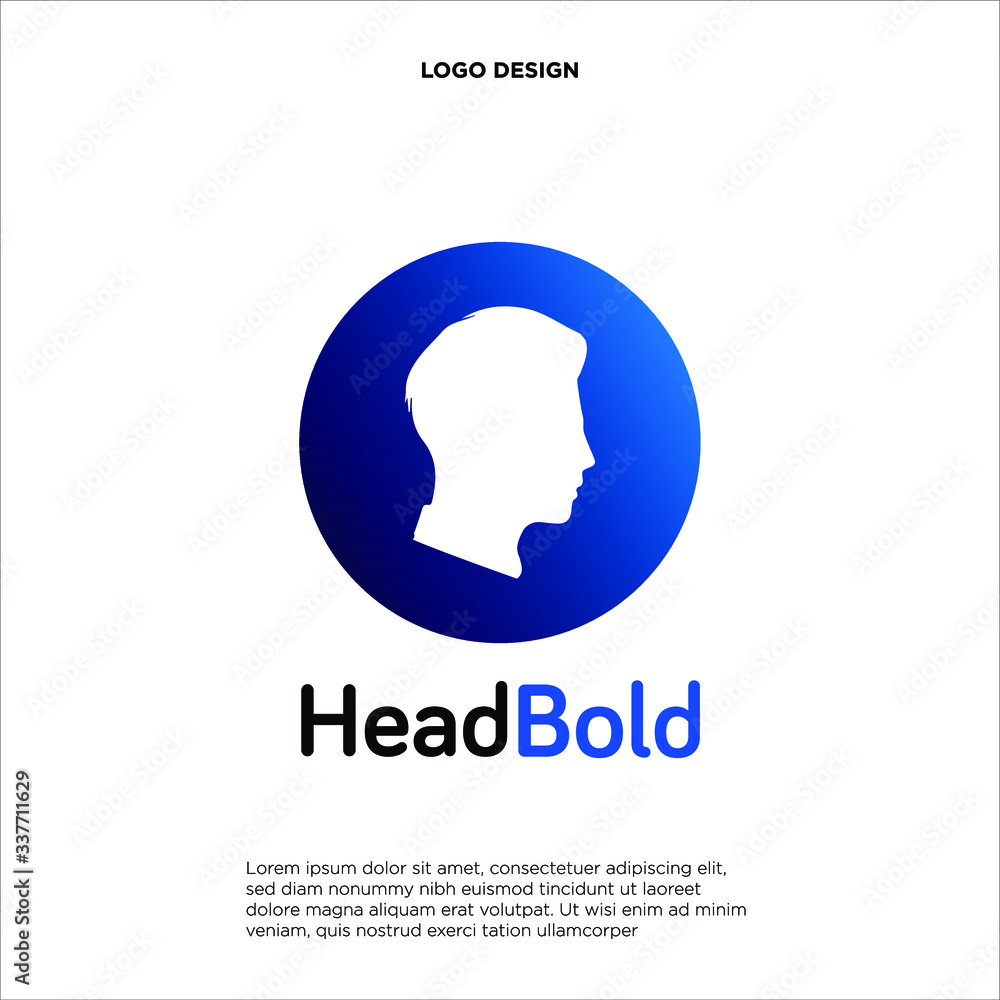 Head Tech logo, Pixel Head logo concept vector, Robotic Technology Logo template designs vector illustration