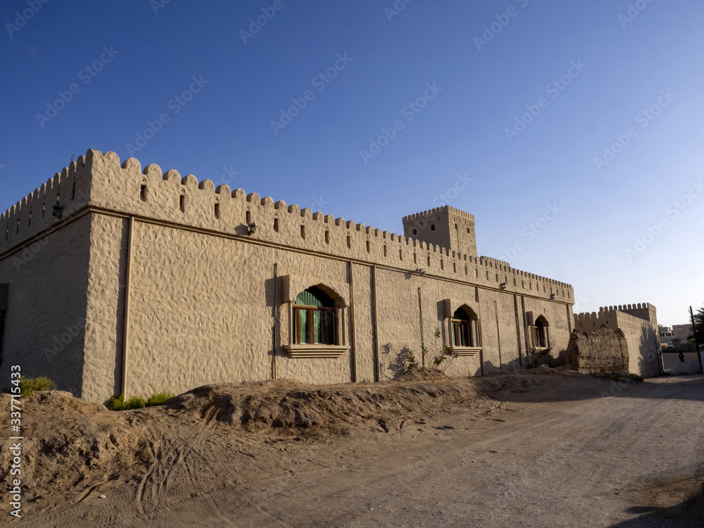 A splendid house surrounded by a high wall in central Oman