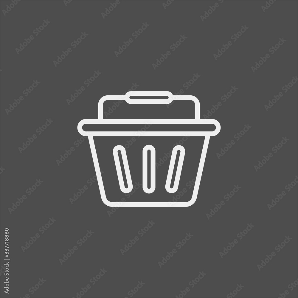 Basket flat vector icon. Buy flat vector icon. Market flat vector icon Basket flat vector icon. Buy flat vector icon. Market flat vector icon