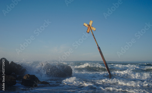 L'étang de Berre par grand vent
