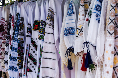 Fotografie Romanian traditional blouse, 'Ia' for souvenirs