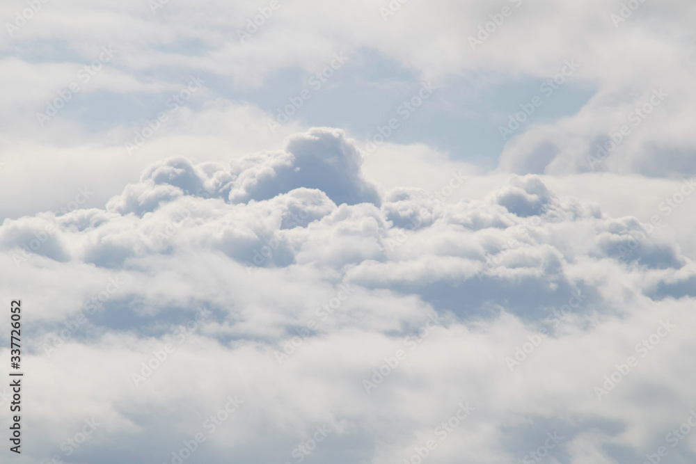 Among the white clouds. Overcast sky of clouds. In white cloud. Among the white clouds. Overcast sky of clouds. In white cloud.