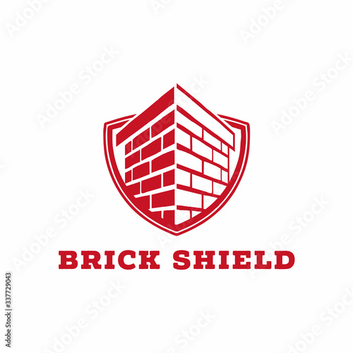 Brick Shield Logo Design