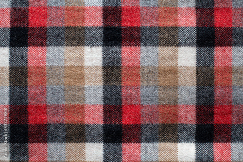 plaid scotch wool texture. cloth fabric pattern