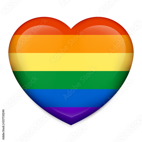 Free Download Icon Lgbt rainbow flag background. Vector illustration - GFXLoad