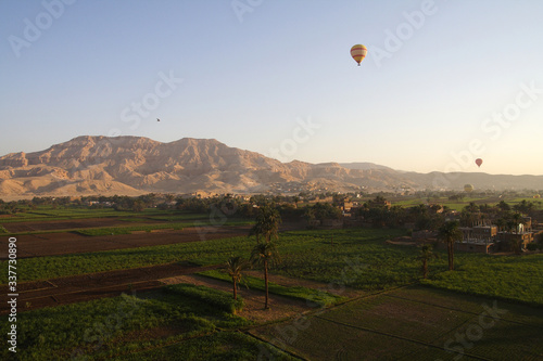  Balloon landscapes in Egypt at sunrise