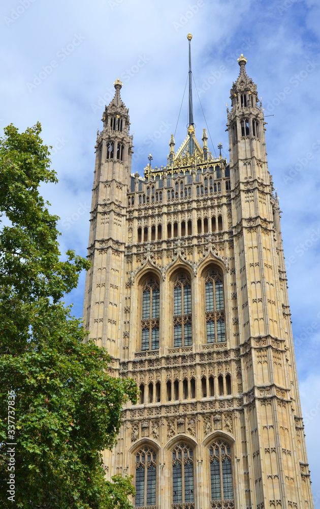 Palace of Westminster in London, Great Britain