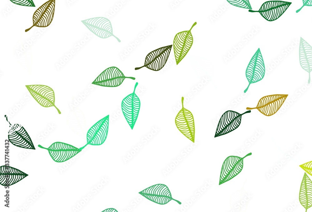 Light Green, Yellow vector sketch layout. Light Green, Yellow vector sketch layout.