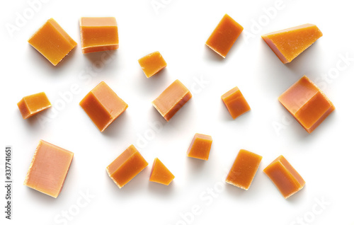 Foto various caramel pieces