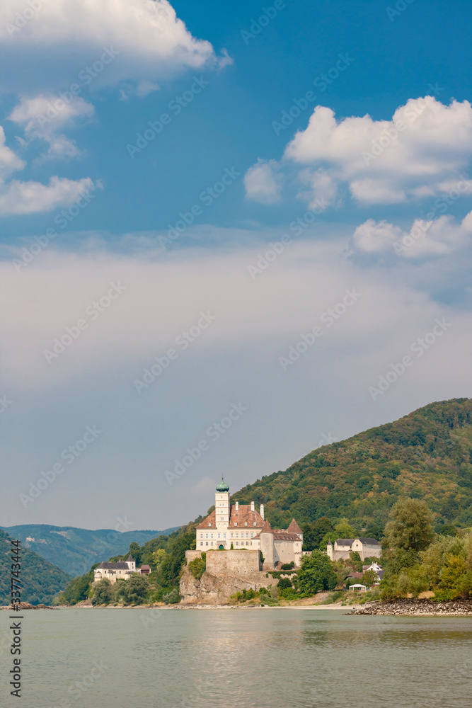 Schonbuhel castle, Danube river in Wachau valley, Austria