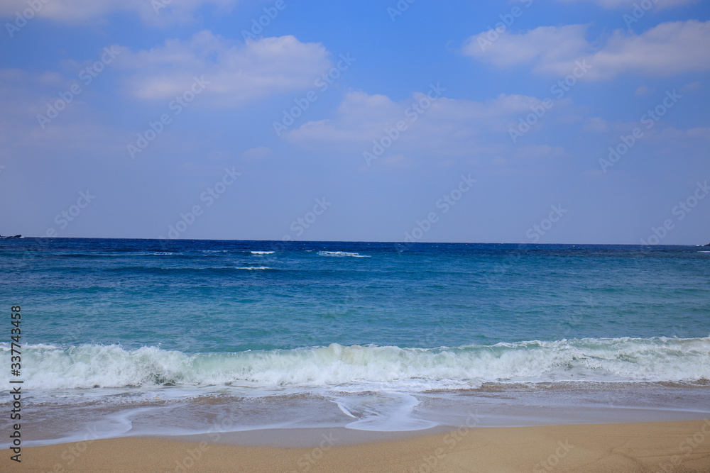 青空と蒼い海 青空と蒼い海