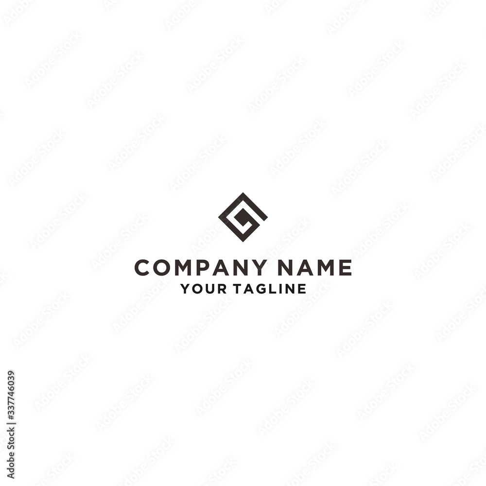 initial letter logo G, logo template initial letter logo G, logo template