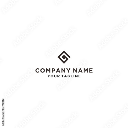 Free Download initial letter logo G, logo template - GFXLoad