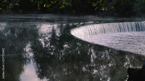 waterfall in the park photo