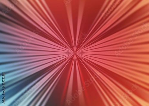 Light Blue, Red vector background with straight lines. Modern geometrical abstract illustration with staves. Pattern for ads, posters, banners.